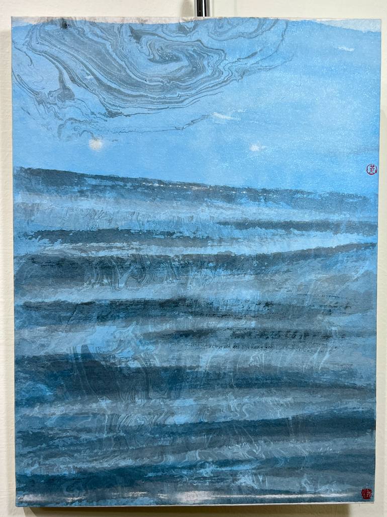 Original Abstract Expressionism Abstract Painting by Kai-Hsing楷馨 Huang黃