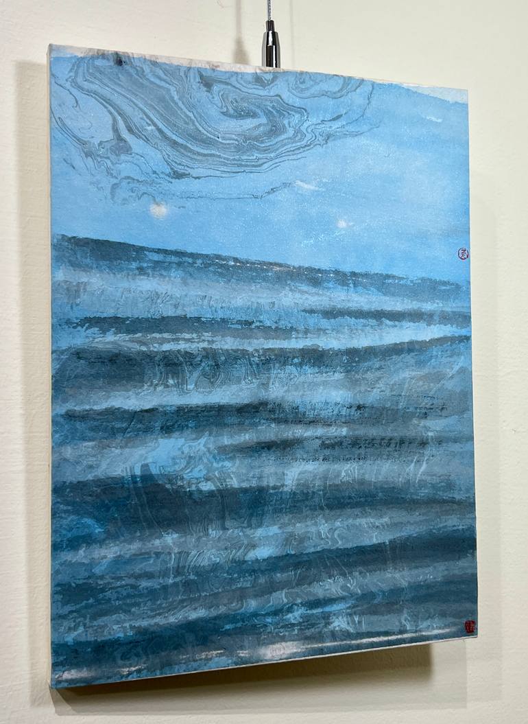 Original Abstract Expressionism Abstract Painting by Kai-Hsing楷馨 Huang黃