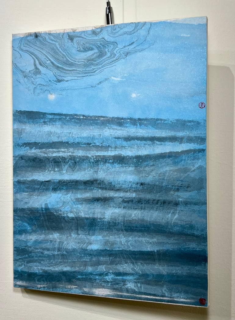 Original Abstract Expressionism Abstract Painting by Kai-Hsing楷馨 Huang黃