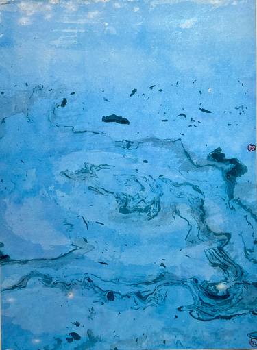 Original Abstract Expressionism Abstract Painting by Kai-Hsing楷馨 Huang黃