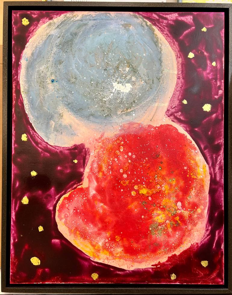 Original Abstract Expressionism Abstract Painting by Kai-Hsing楷馨 Huang黃