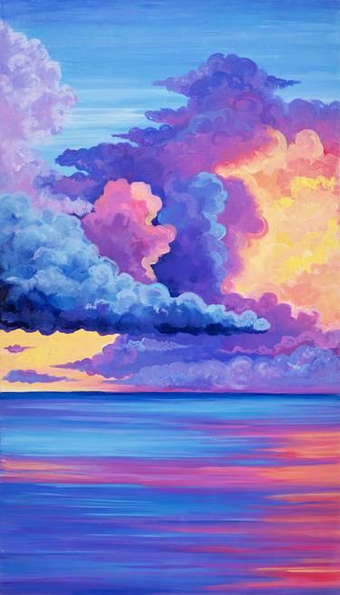 Landscape painting "Purple Horizon" thumb
