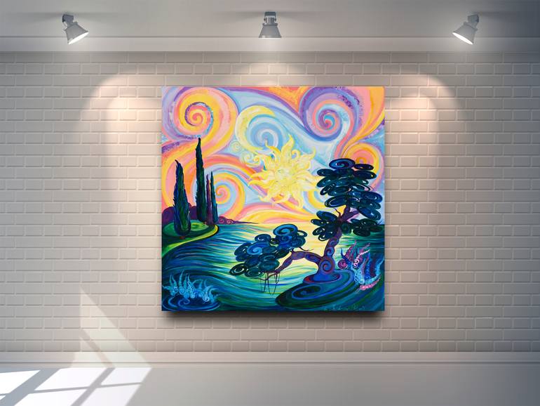 Original Figurative Fantasy Painting by Oksana Chetverikova