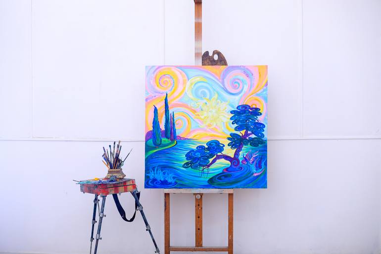 Original Figurative Fantasy Painting by Oksana Chetverikova