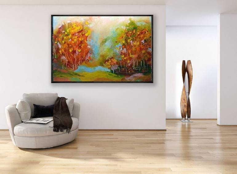 Original Landscape Painting by Larisa Boli