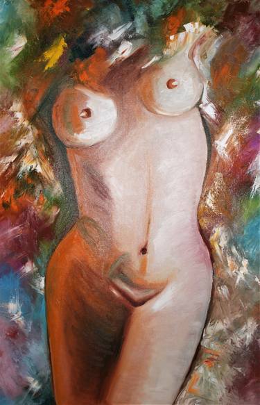 Original Figurative Nude Paintings by Larisa Boli