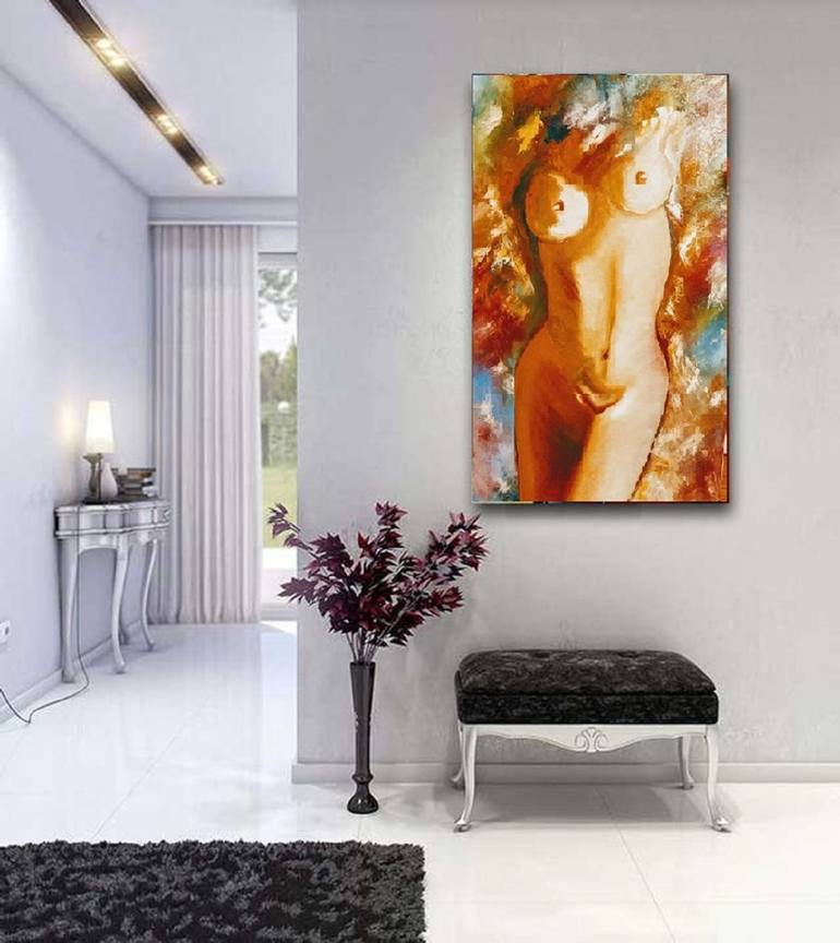 Original Nude Painting by Larisa Boli
