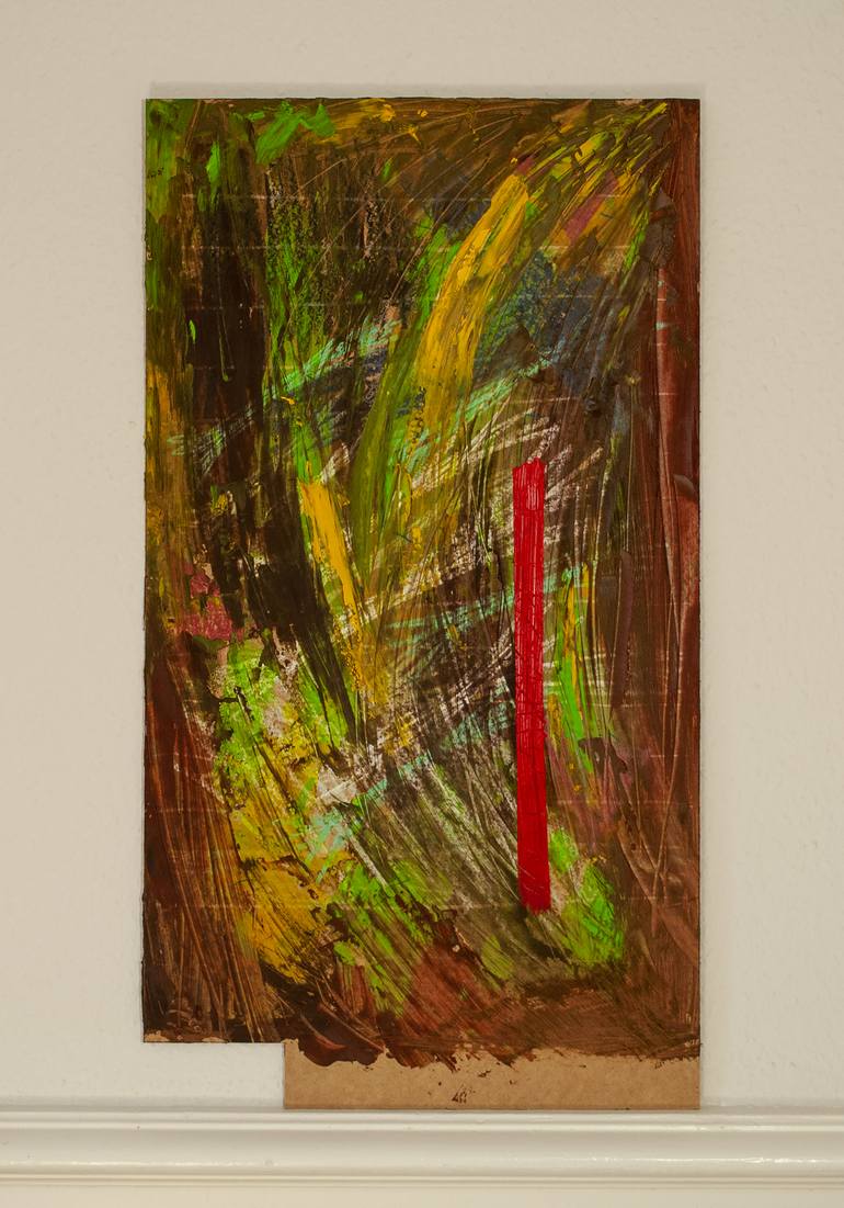 Original Abstract Expressionism Abstract Painting by Dan Not