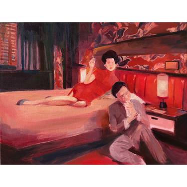 Original Contemporary Love Paintings by Yannie Gu