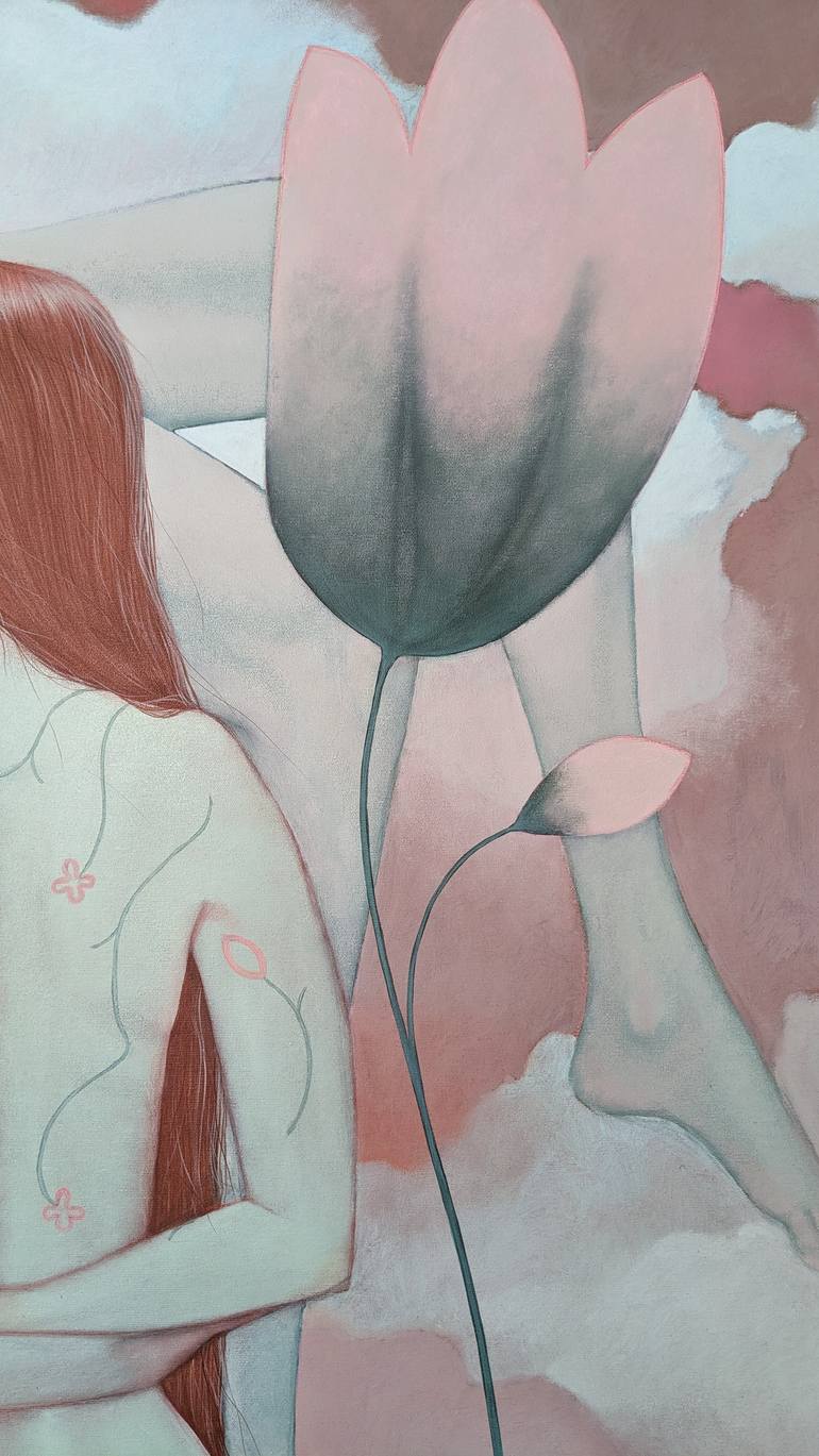 Original Contemporary Body Painting by Alina Anokhina