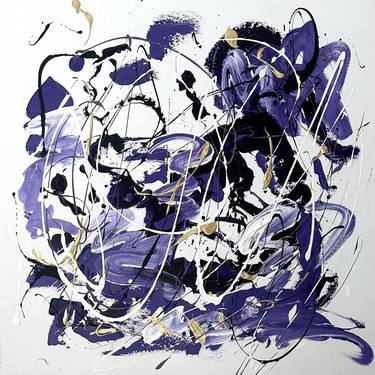 Original Abstract Expressionism Abstract Painting by Yuliya Nemchenko