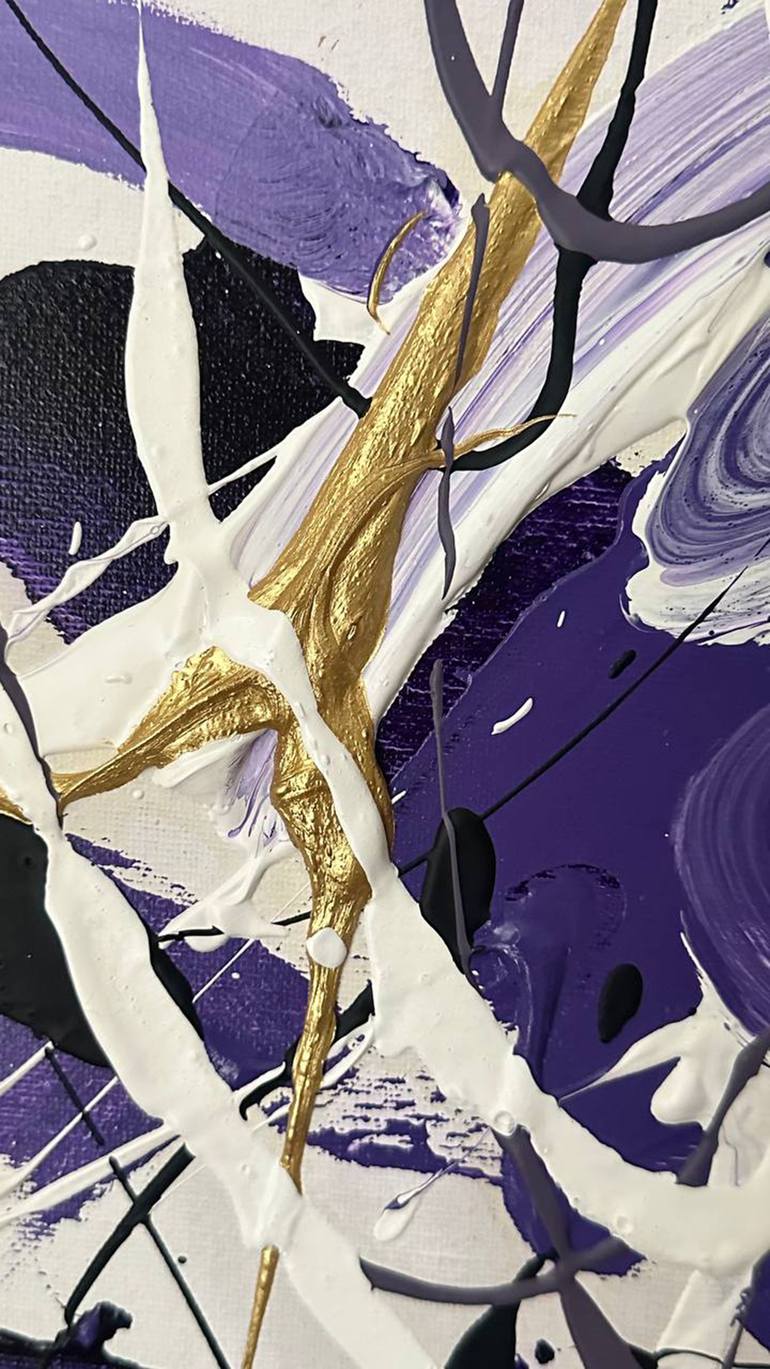 Original Abstract Expressionism Abstract Painting by Yuliya Nemchenko