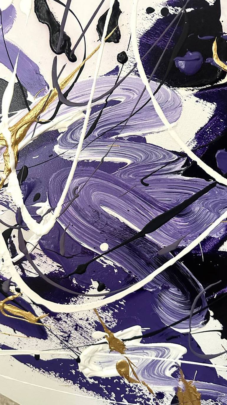 Original Abstract Expressionism Abstract Painting by Yuliya Nemchenko