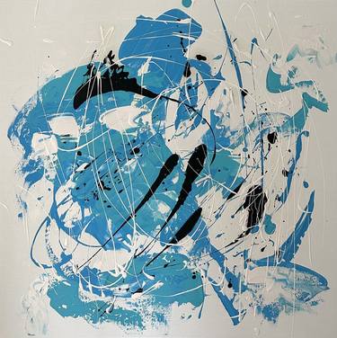 Original Abstract Expressionism Abstract Painting by Yuliya Nemchenko