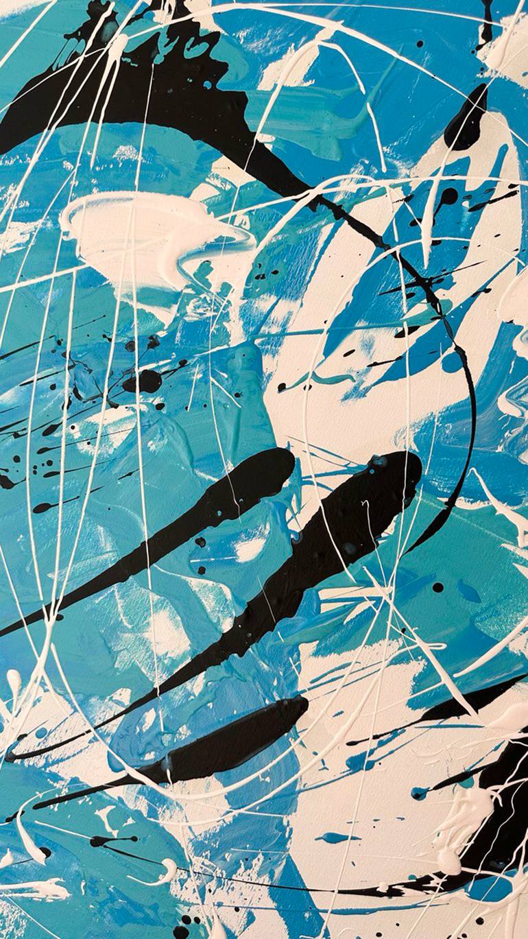 Original Abstract Expressionism Abstract Painting by Yuliya Nemchenko