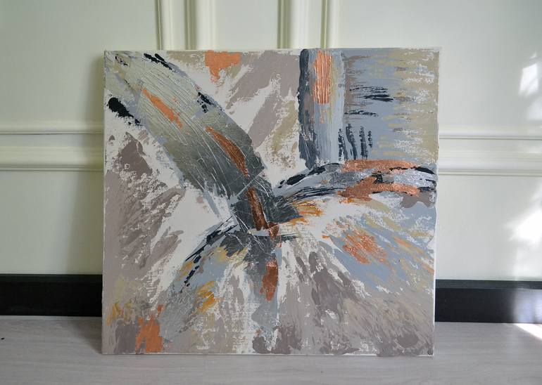 Original Abstract Expressionism Abstract Painting by Yuliya Nemchenko