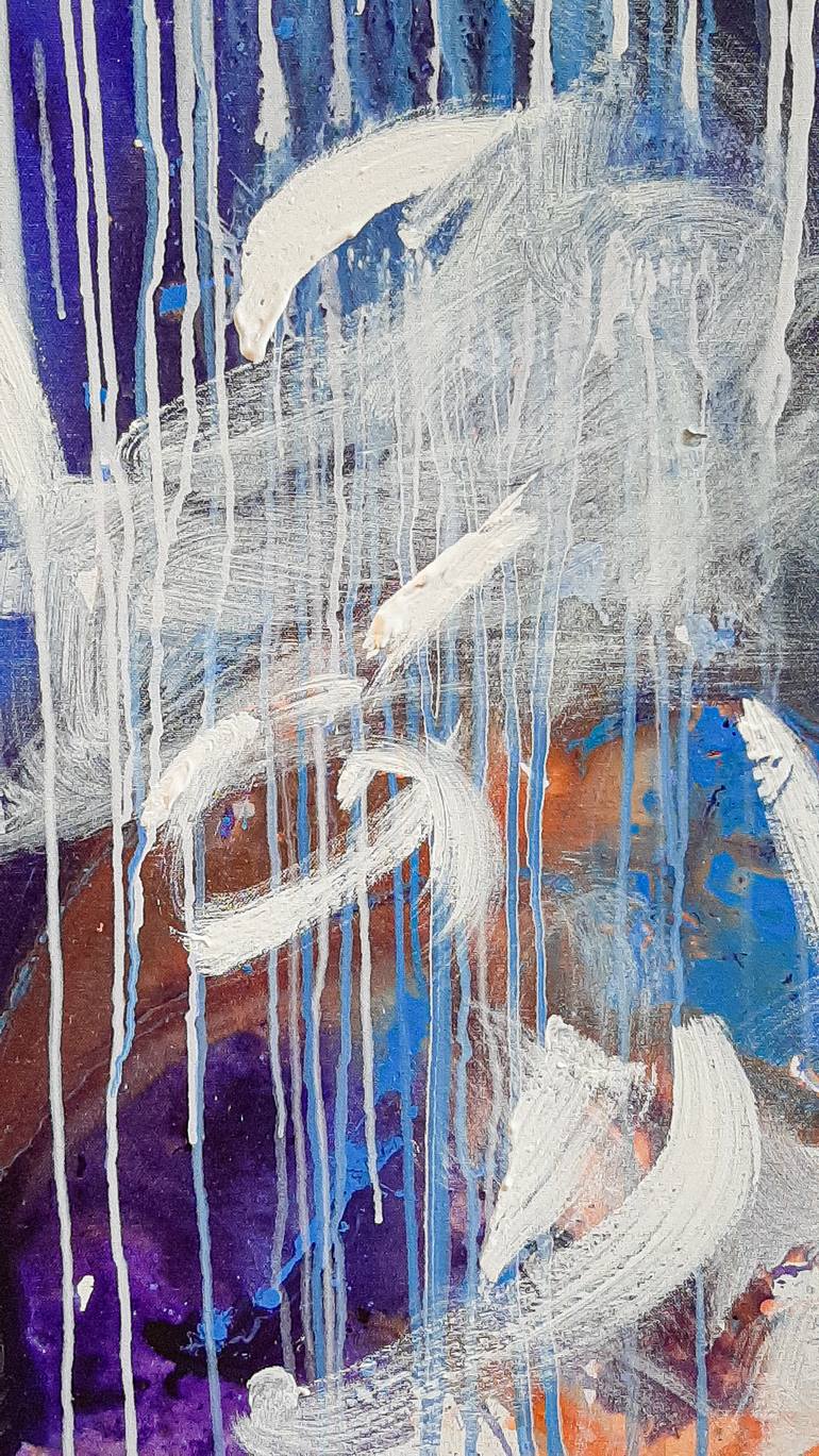 Original Abstract Expressionism Abstract Painting by Yuliya Nemchenko