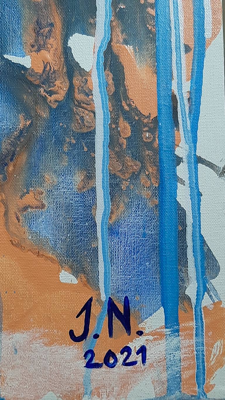 Original Abstract Expressionism Abstract Painting by Yuliya Nemchenko