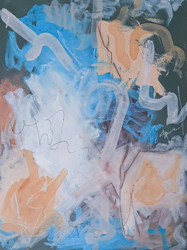 Original Abstract Expressionism Abstract Paintings by Yuliya Nemchenko
