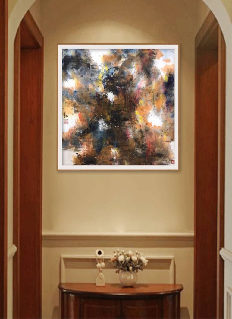 Original Abstract Painting by Cw Ao