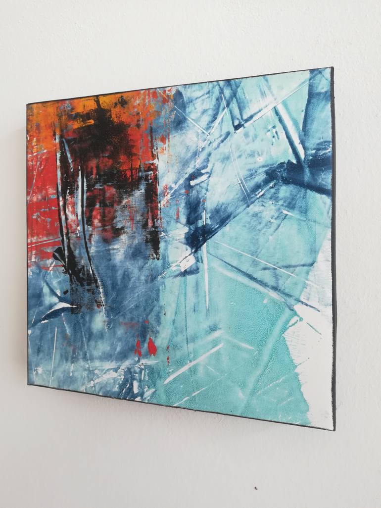 Original Abstract Expressionism Abstract Painting by Maurizio Paccagnella