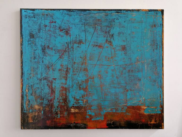 Original Abstract Expressionism Abstract Painting by Maurizio Paccagnella