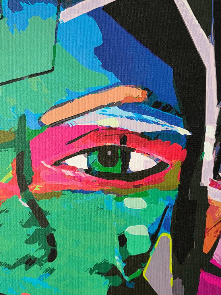 Original Portraiture Pop Culture/Celebrity Painting by Dominic Brown