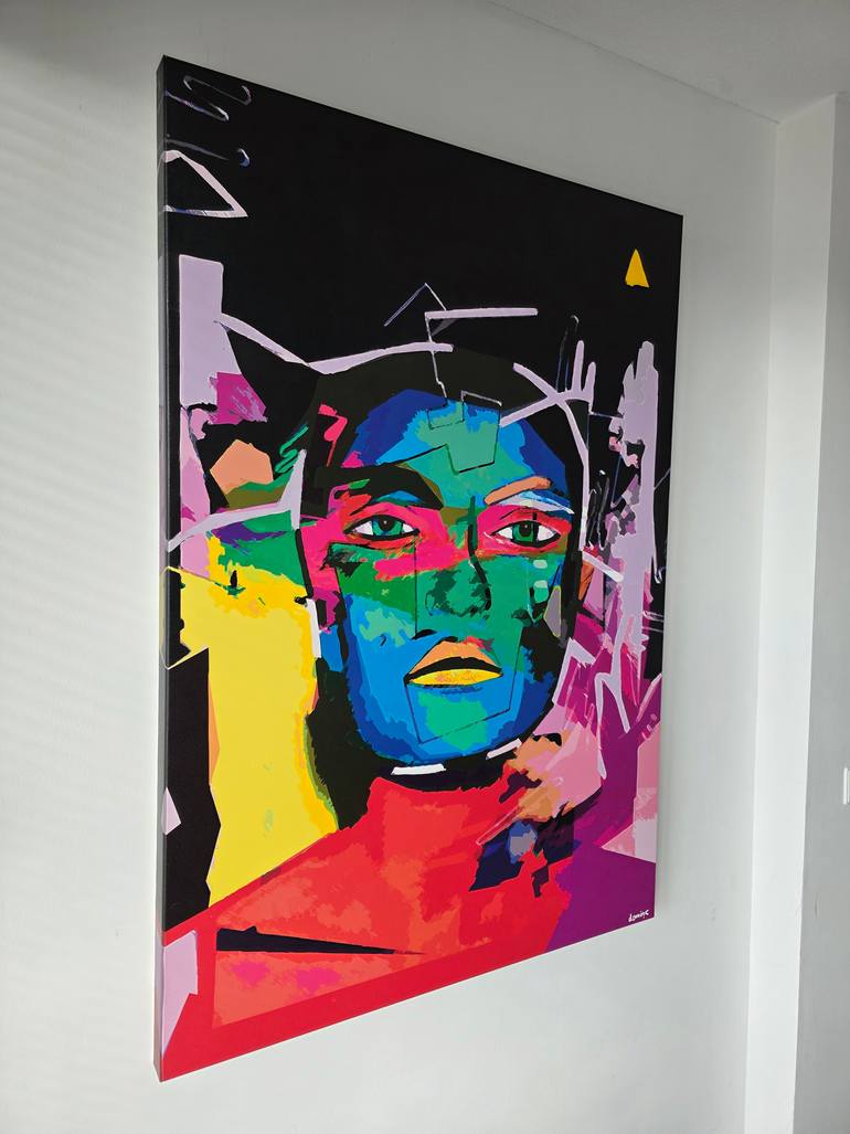 Original Portraiture Pop Culture/Celebrity Painting by Dominic Brown