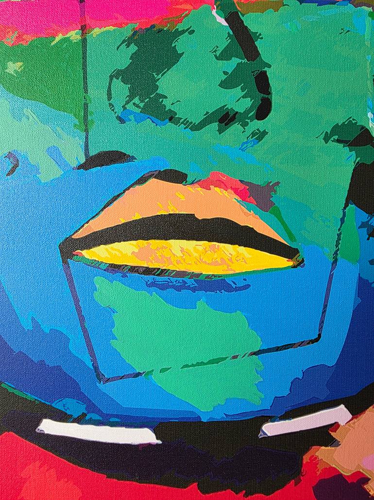 Original Portraiture Pop Culture/Celebrity Painting by Dominic Brown