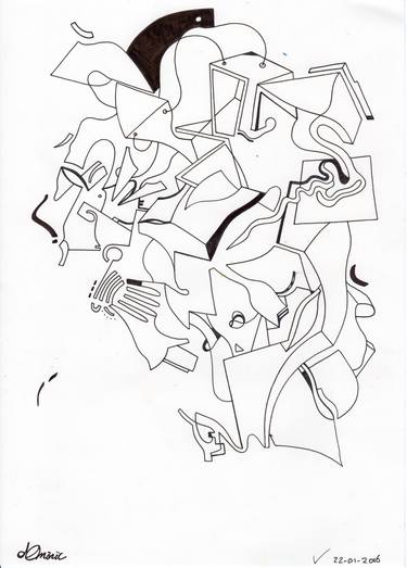 Original Abstract Expressionism Abstract Drawings by dOminic brown