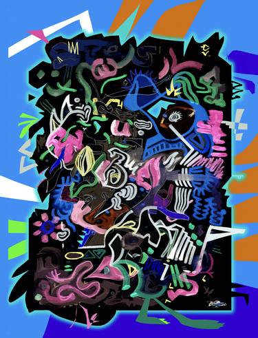 Original Abstract Expressionism Abstract Paintings by dOminic brown