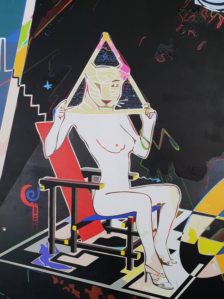 Original Nude Painting by dOminic brown