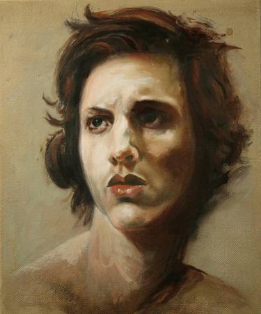 Original Realism Portrait Paintings by karien deroo