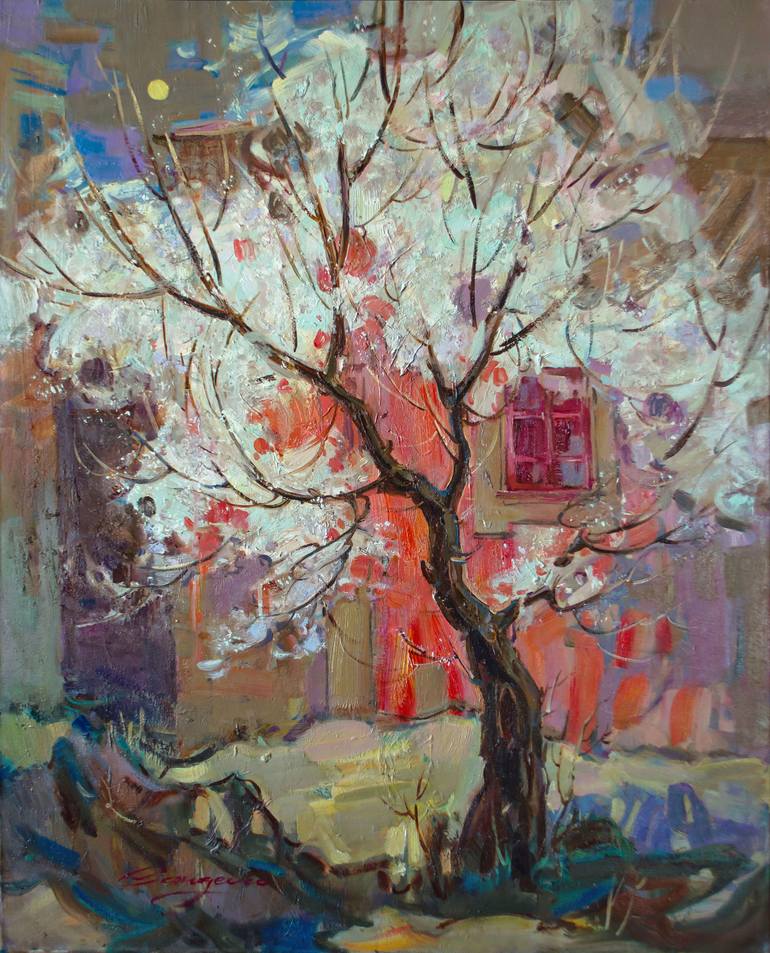 April Painting by Ksenia Sandesko | Saatchi Art