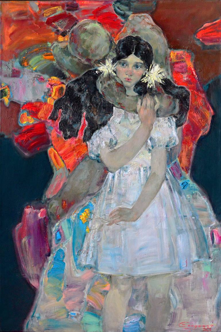 Attack Painting by Ksenia Sandesko | Saatchi Art