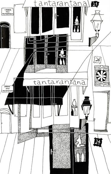 Original Places Drawings by Alexandra de Moraes