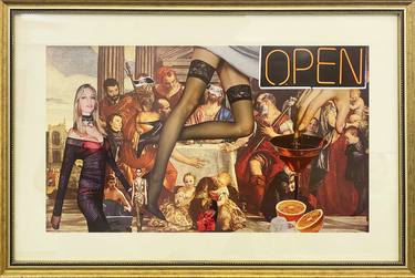 Original Figurative Humor Collage by Jessica Diskin