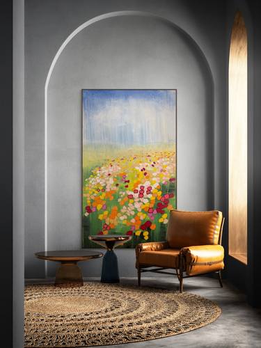 Original Abstract Landscape Painting by Maria Karpenko