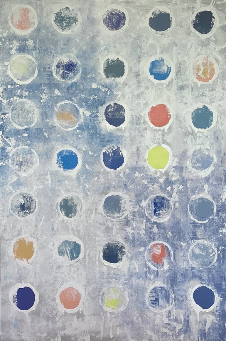 Circles Painting by Maria Karpenko | Saatchi Art