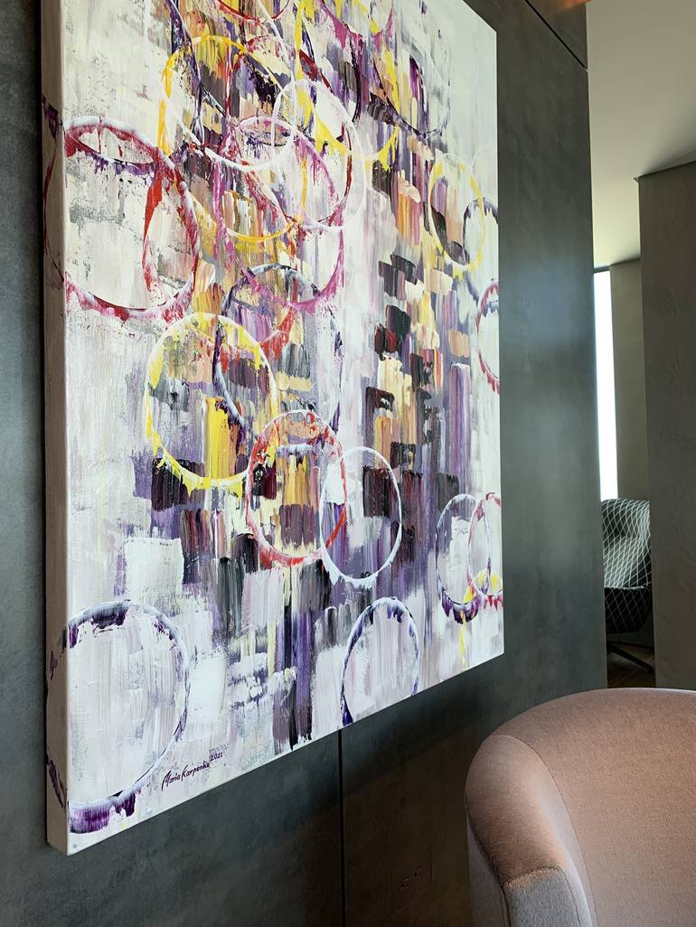 Original Modern Abstract Painting by Maria Karpenko