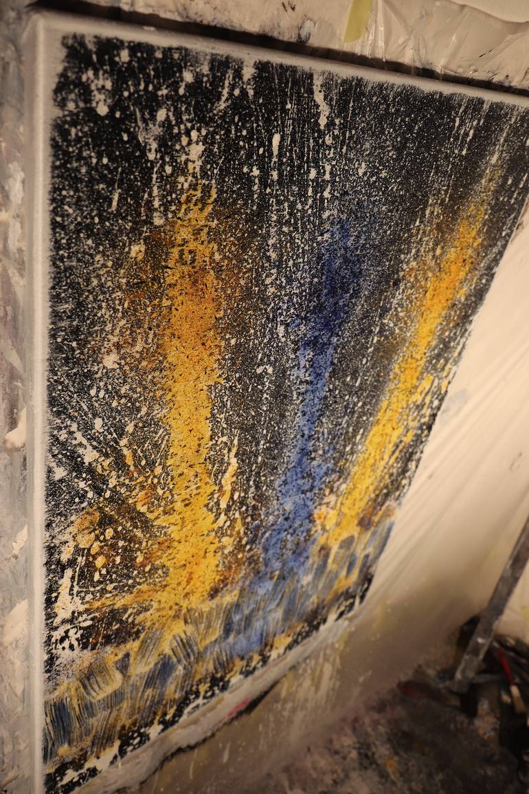 Original Abstract Expressionism Abstract Painting by Filip Pavlik