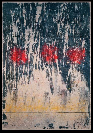 Original Abstract Expressionism Abstract Painting by Filip Pavlik
