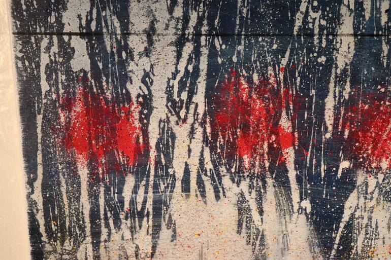 Original Abstract Expressionism Abstract Painting by Filip Pavlik