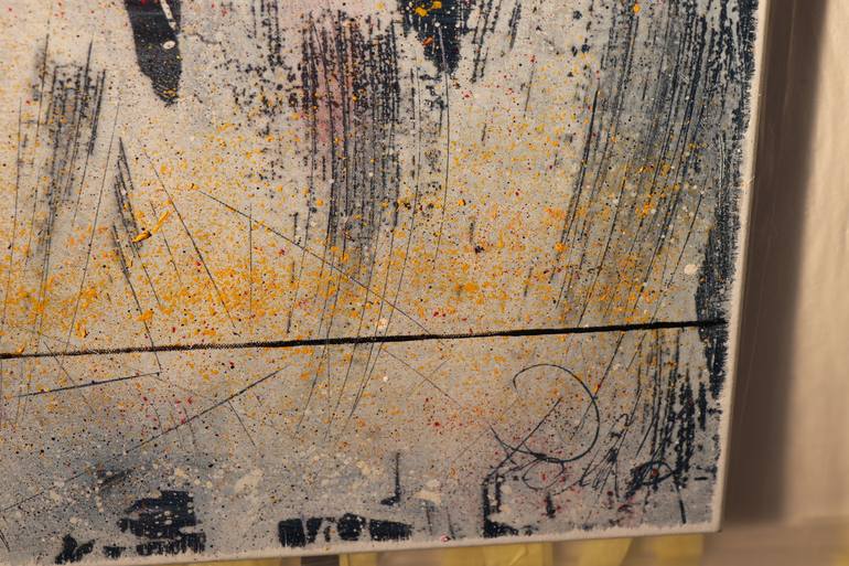 Original Abstract Expressionism Abstract Painting by Filip Pavlik