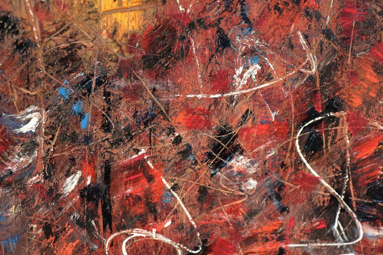 Original Abstract Expressionism Abstract Painting by Filip Pavlik