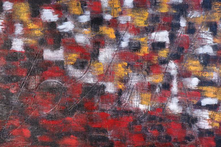 Original Abstract Expressionism Abstract Painting by Filip Pavlik