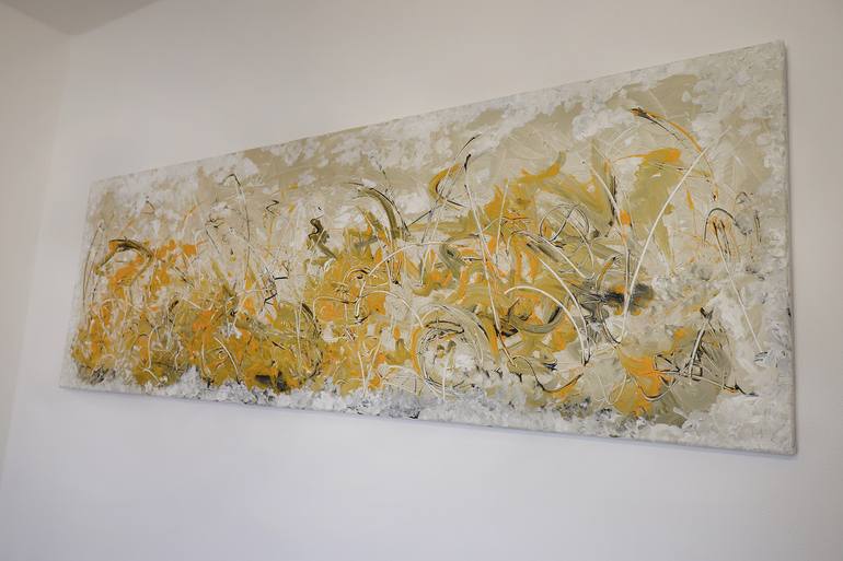 Original Abstract Expressionism Abstract Painting by Filip Pavlik