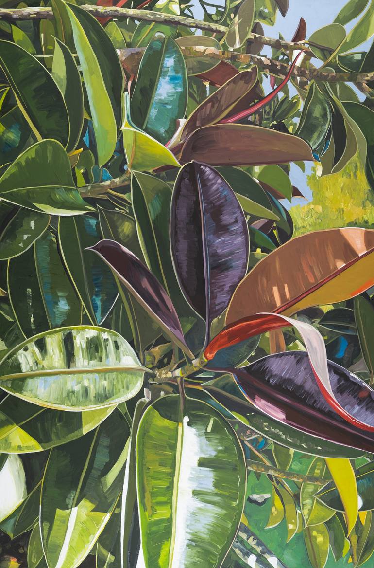 Ficus, Botanic Park Painting by Marisha Matthews | Saatchi Art