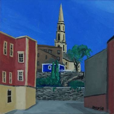 Original Architecture Painting by Timothy Doyle
