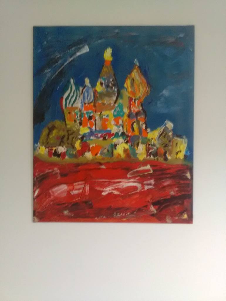 Abstract kremlin Painting by Ian Allen-Banks | Saatchi Art